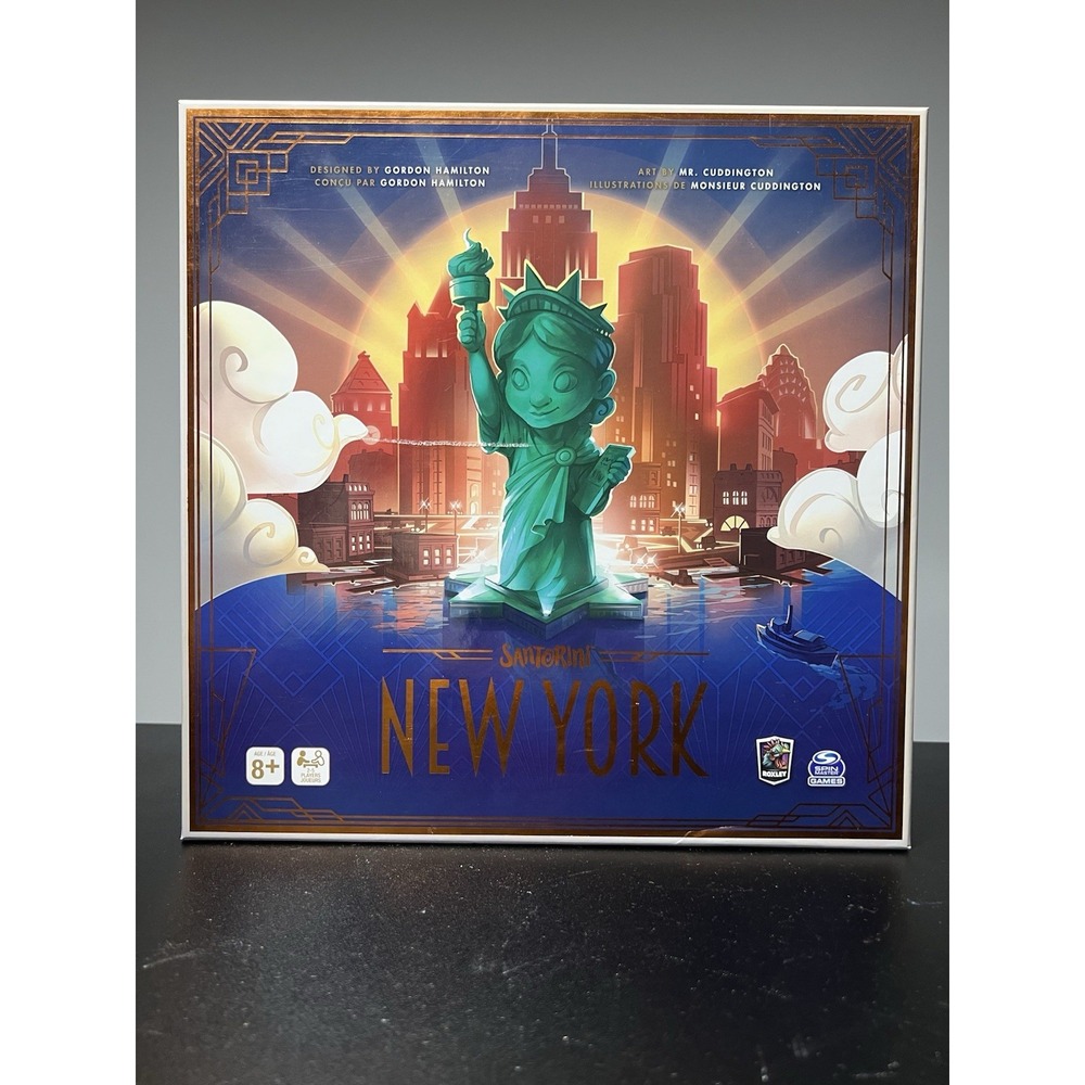 Santorini New York Board Game Strategic Building Game by Spin Master